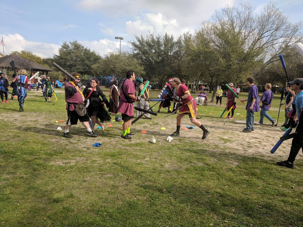 Teams clash over an objective.