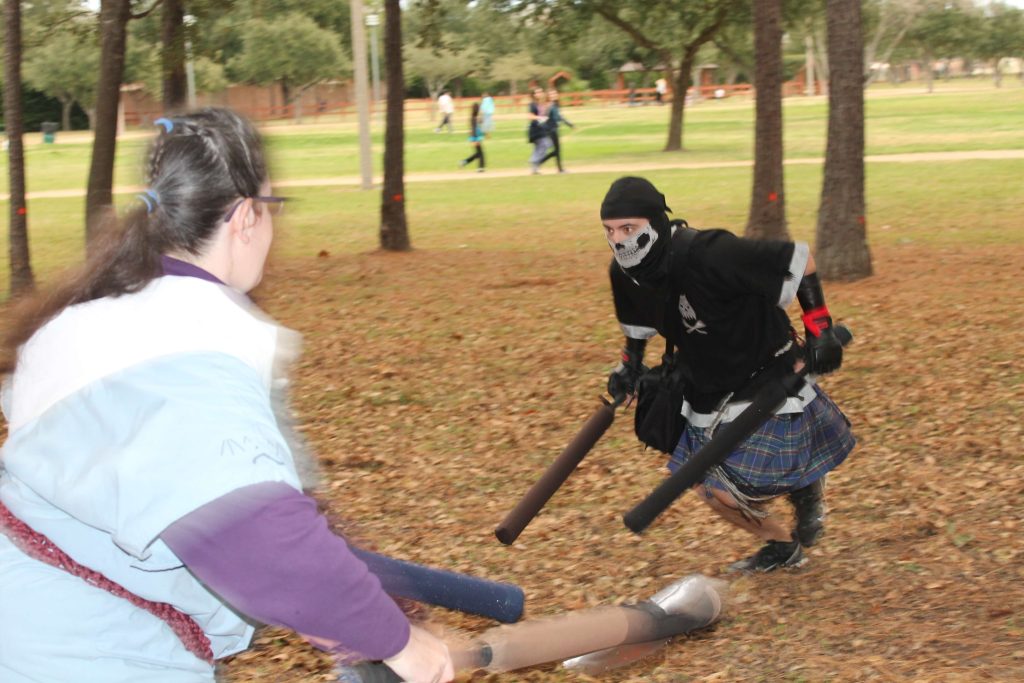 This assassin more than likely ran straight into their opponents swords...